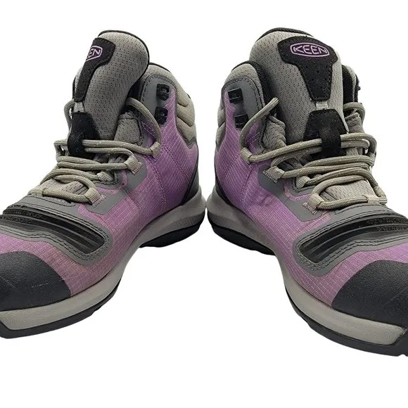 Keen Tempo Womens 7.5 Purple Flex Mid Height Lightweight Waterproof Hiking Boots