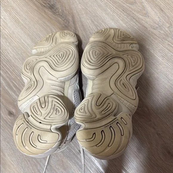 Kids Cream Sneakers