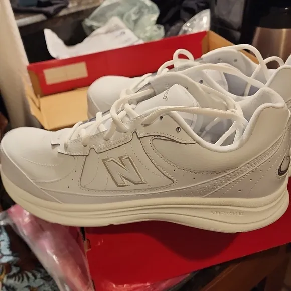 Kids New Balance White Sneakers
