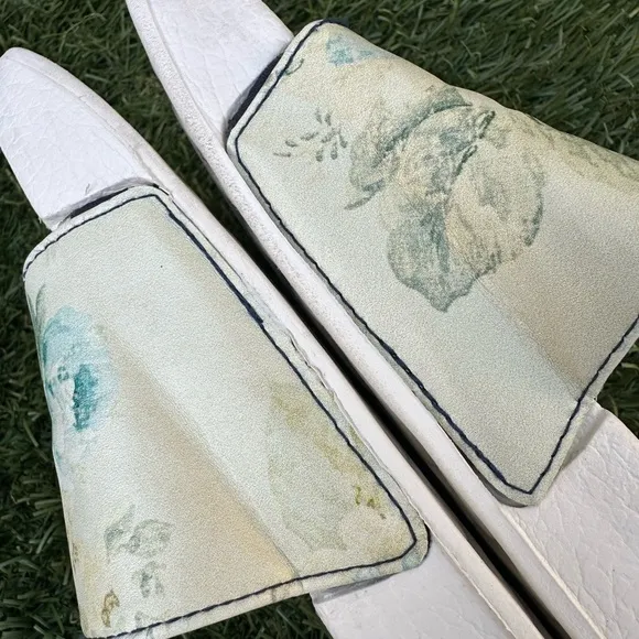 Kith Vintage Floral Streetwear Slides Lightweight Summer Loungewear Sandals 10