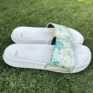 Kith Vintage Floral Streetwear Slides Lightweight Summer Loungewear Sandals 10
