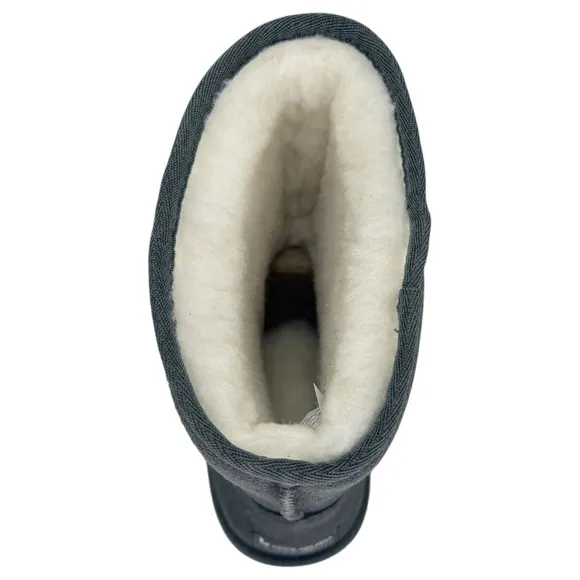 Koolaburra by UGG Koola Short Grey Suede Leather Womens Mid-Calf Boots Size 9M