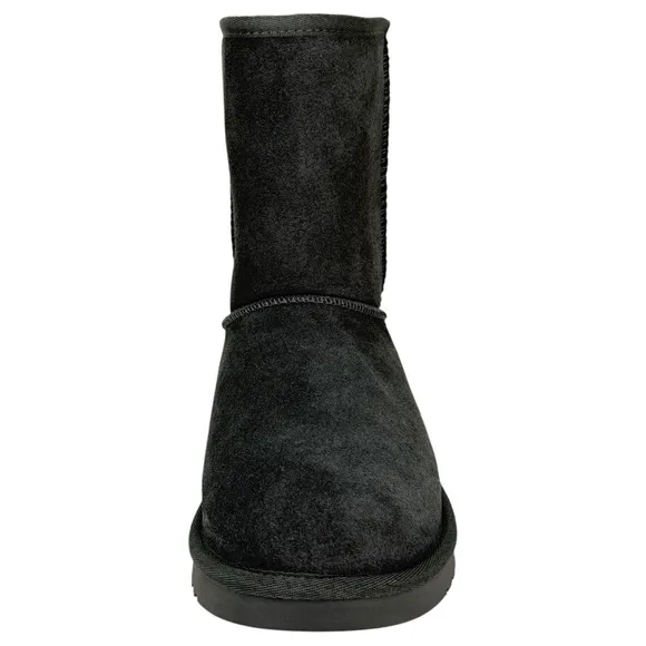 Koolaburra by UGG Koola Short Grey Suede Leather Womens Mid-Calf Boots Size 9M