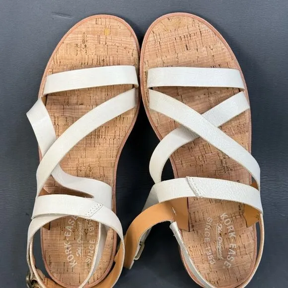 Kork-Ease Bryleigh Leather Gladiator Strappy Sandals women’s size 6
