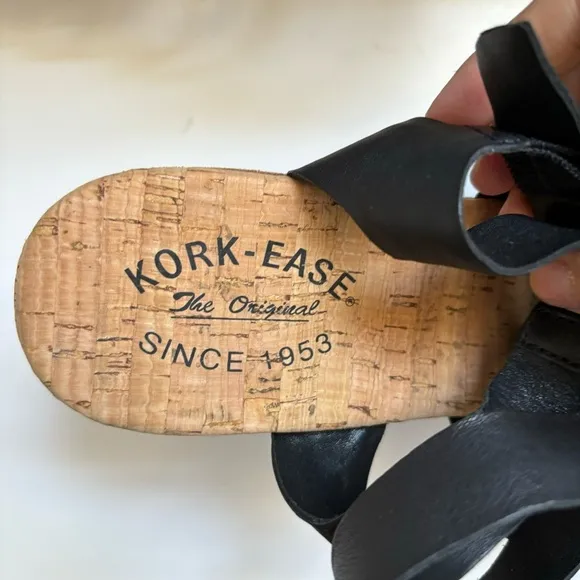 Kork- Ease Camille Block Heel Strappy Sandals Sz 11M