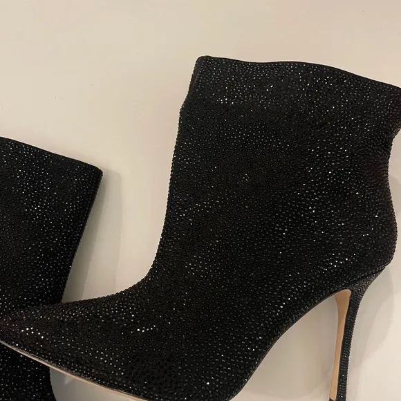 L'agence Crystal Black Boots Heel