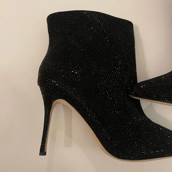 L'agence Crystal Black Boots Heel