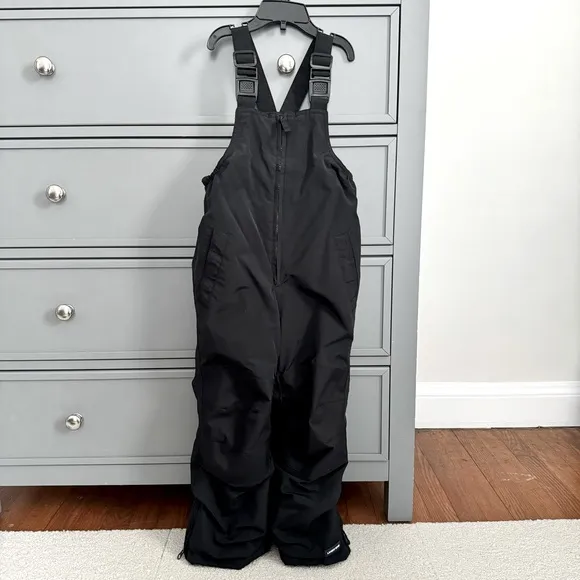 LAND’S END KIDS SQUALL WATERPROOF INSULATED IRON KNEE SNOW BIB PANTS SIZE 4