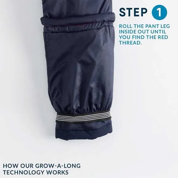 LAND’S END KIDS SQUALL WATERPROOF INSULATED IRON KNEE SNOW BIB PANTS SIZE 4