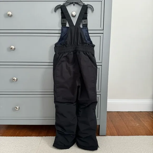 LAND’S END KIDS SQUALL WATERPROOF INSULATED IRON KNEE SNOW BIB PANTS SIZE 4