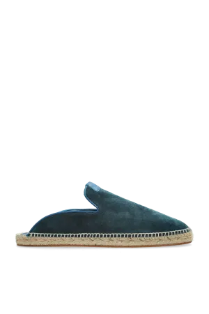 Lanvin Suede Slides
