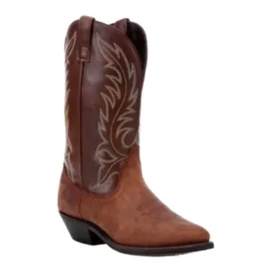 Laredo Lea Vamp Fox Kadi Distressed Western Cowboy Cowgirl Boots Festival Sz 8.5