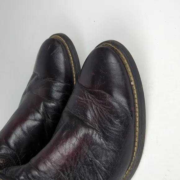 LAREDO Men's Leather Cowboy Boots Size 8.5