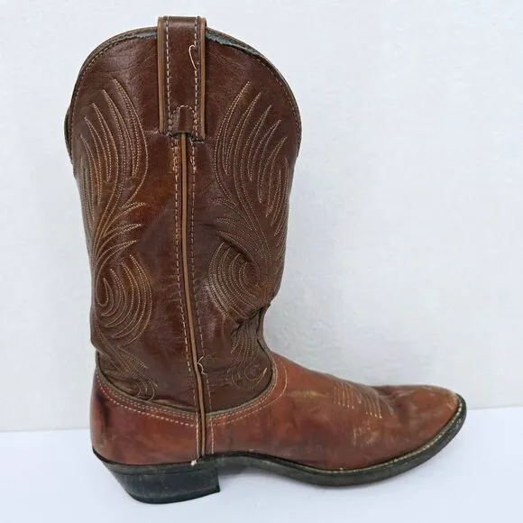 Laredo Men's Western Cowboy Boots Brown 9.5