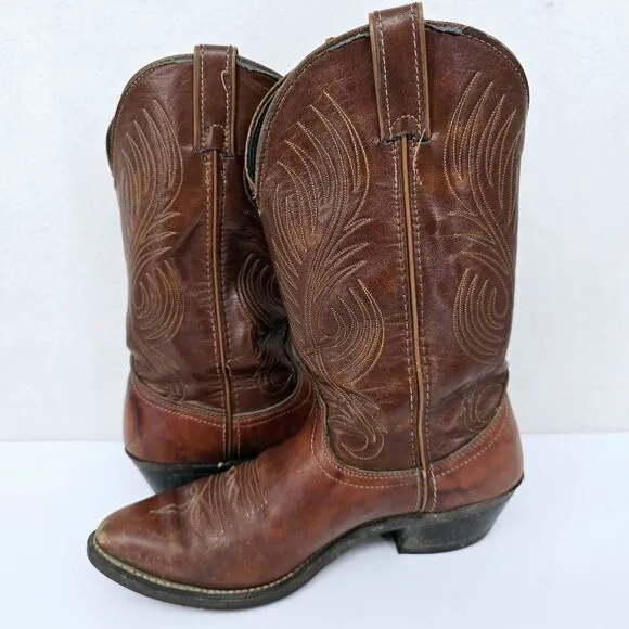 Laredo Men's Western Cowboy Boots Brown 9.5