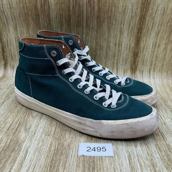 Last Resort AB VM001 Men's Size 11 Skateboarding Shoes Sneakers Green White‎