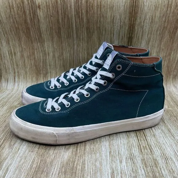 Last Resort AB VM001 Men's Size 11 Skateboarding Shoes Sneakers Green White‎