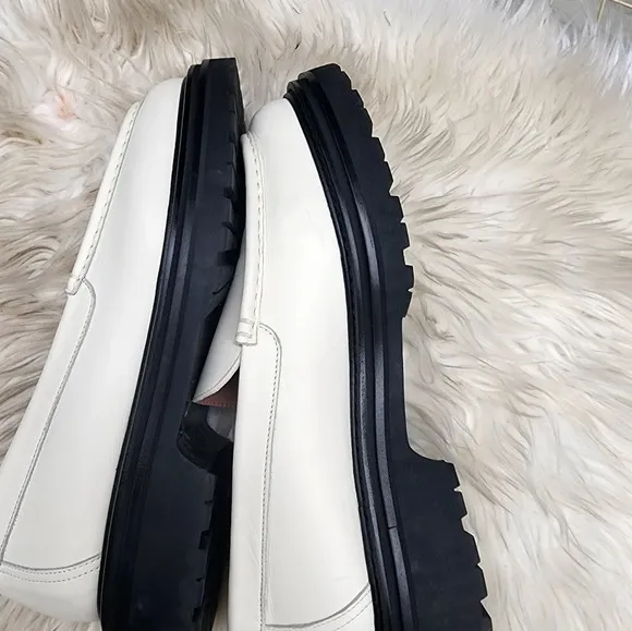 Legrès white calf leather Italian loafers 11