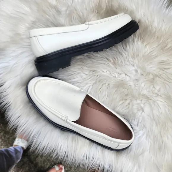 Legrès white calf leather Italian loafers 11