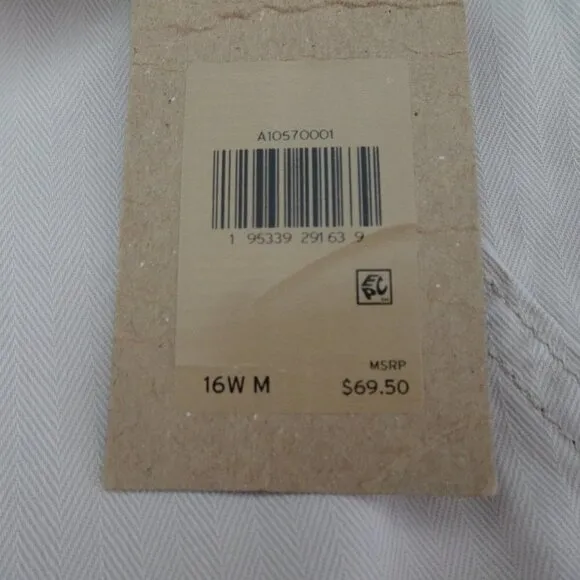 Levi's Straight Leg Pants Women's Plus Size 16W Beige Stretch Denim