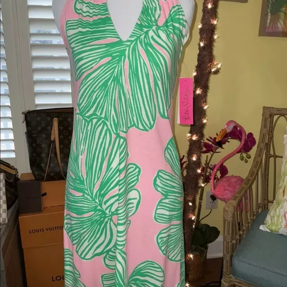 Lilly Pulitzer NWT Ross Shift Dress Who Let The Fronds Out Size XXS