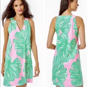 Lilly Pulitzer NWT Ross Shift Dress Who Let The Fronds Out Size XXS