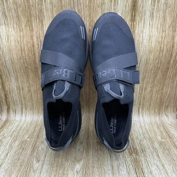 LL Bean Dirigo Men's Size‎ 13 Black Sneakers Slip On Shoes Comfort 519189