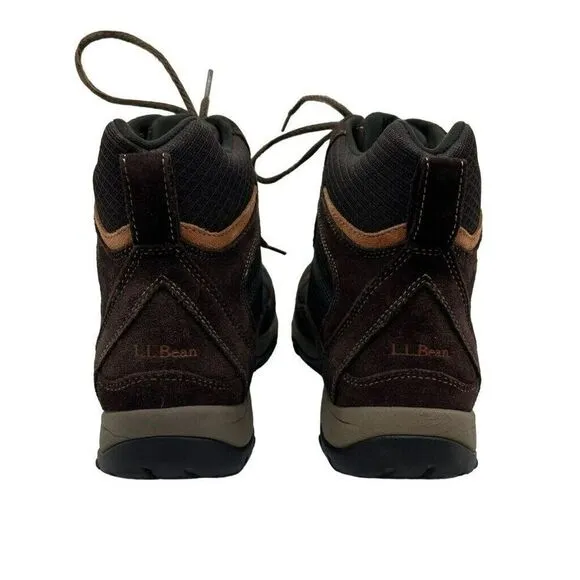 L.L. Bean Mens Tek 2.5 Primasoft Hiking Boots Brown Lace Up Insulated 10.5 M