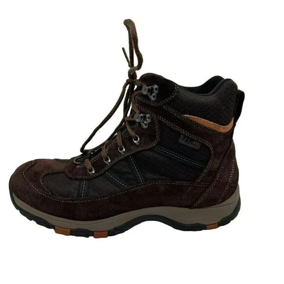 L.L. Bean Mens Tek 2.5 Primasoft Hiking Boots Brown Lace Up Insulated 10.5 M