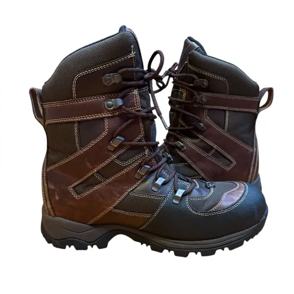 LL Bean Tek 2.5 Lace Up Hiking Winter Boots Brown Mens Size 10 M