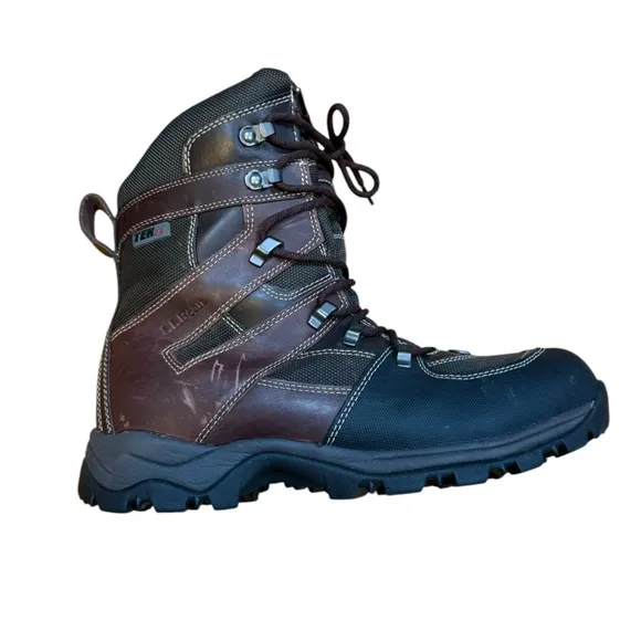 LL Bean Tek 2.5 Lace Up Hiking Winter Boots Brown Mens Size 10 M
