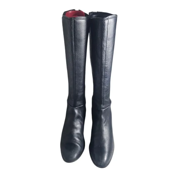 Louise et Cie Black Womens Vallery Elastic Boots