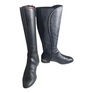 Louise et Cie Black Womens Vallery Elastic Boots