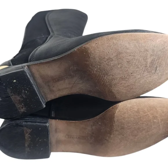 Louise et Cie Black Womens Vallery Elastic Boots