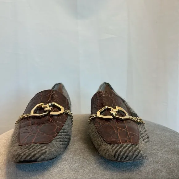 Louise et Cie Leather Loafers Everland Fudge Mutli Sz 9