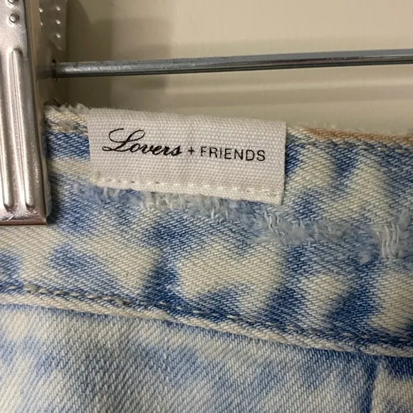 Lovers   Friends Miles Denim Distressed Pencil Skirt (27)