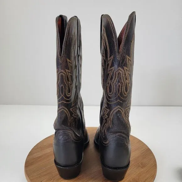 Lucchese 1883 Savannah Boots 7 B Women's N4554 Mad Dog Goat Leather Snip Toe