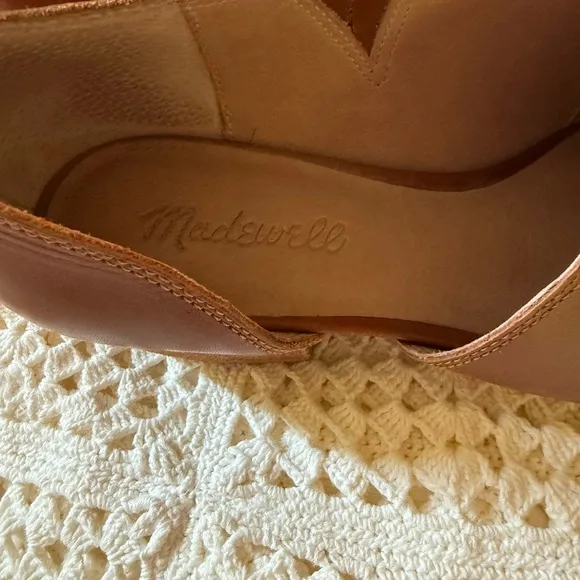Madewell Brown Leather Loafers Slip-On Style