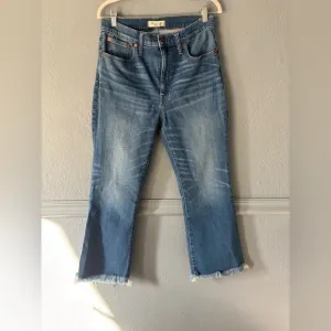 Madewell | frayed edge | cropped | denim | 29