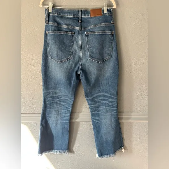 Madewell | frayed edge | cropped | denim | 29