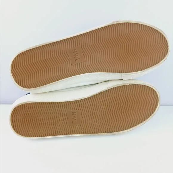 Madewell SZ 8 Sidewalk High-Top Sneakers In Colorblock Leather