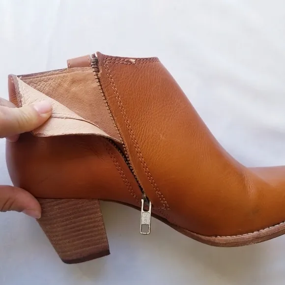 Madewell |Tan Leather Billy Boots size 9.5