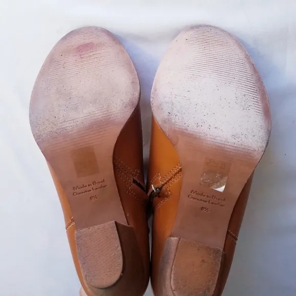 Madewell |Tan Leather Billy Boots size 9.5