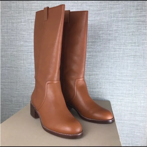 Madewell The Allie Boot In English Saddle Size 9.5