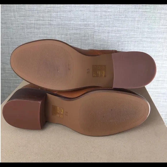 Madewell The Allie Boot In English Saddle Size 9.5