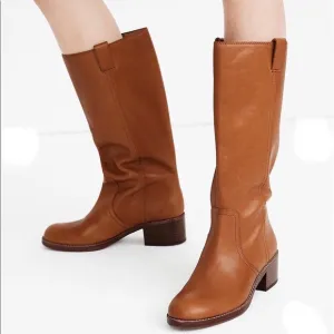 Madewell The Allie Boot In English Saddle Size 9.5