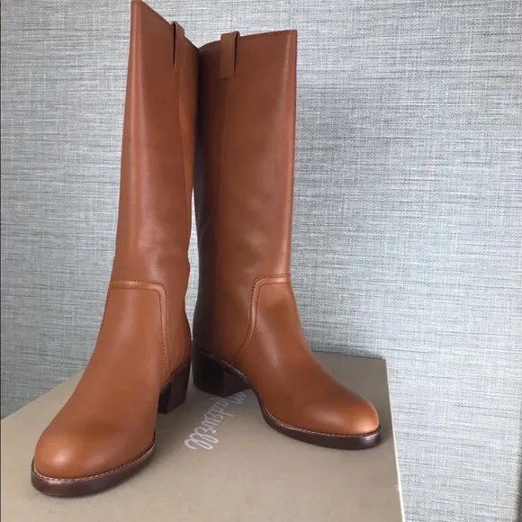 Madewell The Allie Boot In English Saddle Size 9.5