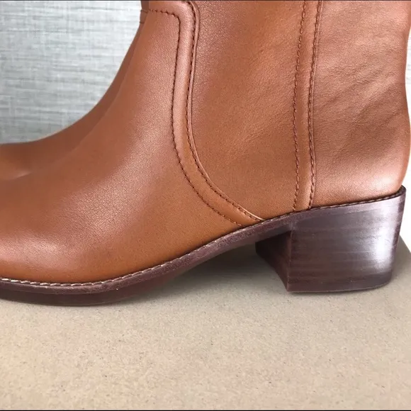 Madewell The Allie Boot In English Saddle Size 9.5