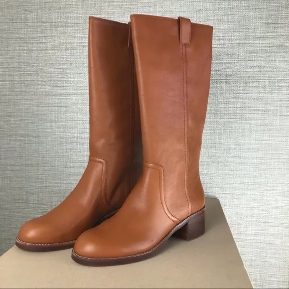 Madewell The Allie Boot In English Saddle Size 9.5