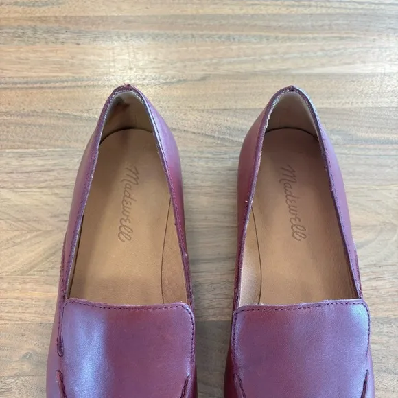 Madewell The Frances Skimmer in Leather, Size 6.5